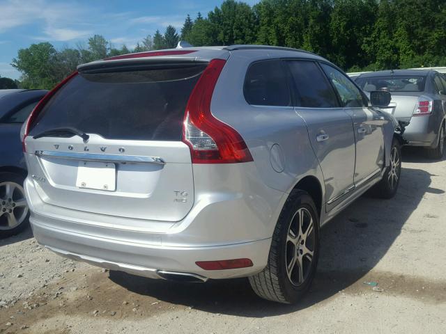 YV4902RC6F2591218 - 2015 VOLVO XC60 T6 GRAY photo 4