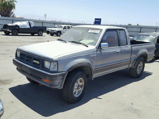 JM2UF6149M0124094 - 1991 MAZDA B2600 CAB GRAY photo 2