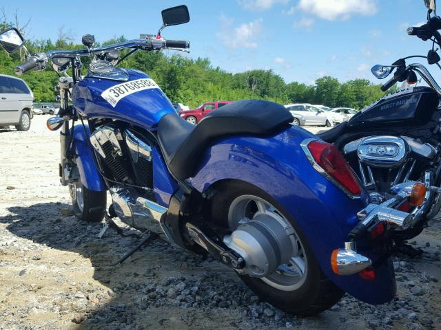 JH2SC6602FK500417 - 2015 HONDA VT1300 CR BLUE photo 3