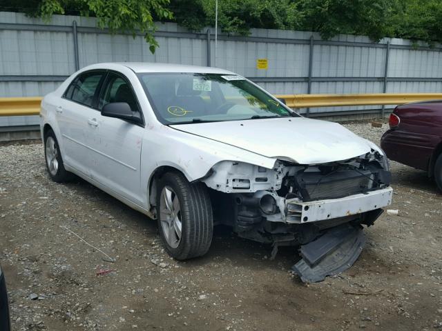 1G1ZB5EB0AF270085 - 2010 CHEVROLET MALIBU LS WHITE photo 1