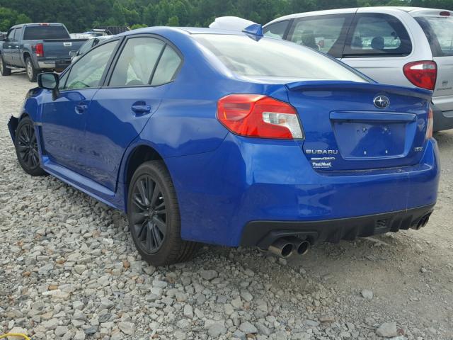 JF1VA1A61J9837709 - 2018 SUBARU WRX BLUE photo 3