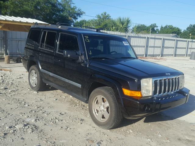 1J8HH48P87C505791 - 2007 JEEP COMMANDER შავი ფოტო 1