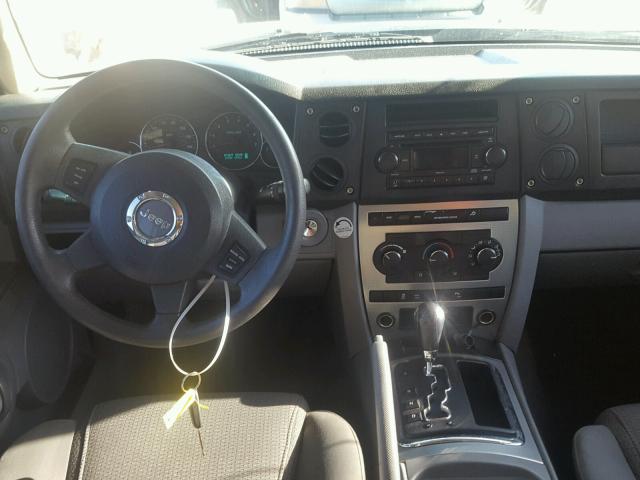 1J8HH48P87C505791 - 2007 JEEP COMMANDER შავი ფოტო 10