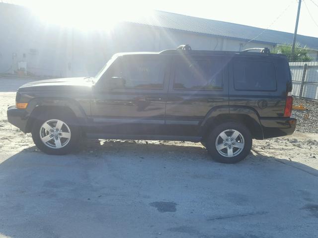 1J8HH48P87C505791 - 2007 JEEP COMMANDER შავი ფოტო 9