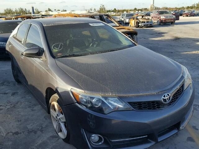 4T1BF1FK9EU840408 - 2014 TOYOTA CAMRY L GRAY photo 1