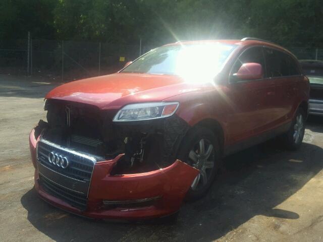 WA1BY74L08D035361 - 2008 AUDI Q7 3.6 QUA RED photo 2