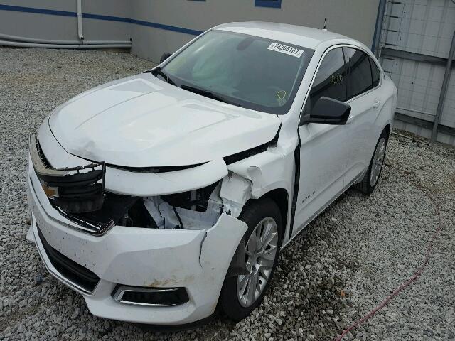 XG11Z5SL9FU141710 - 2015 CHEVROLET IMPALA LS WHITE photo 2