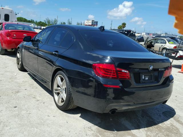 WBAFR7C53DC817710 - 2013 BMW 535 I BLACK photo 3