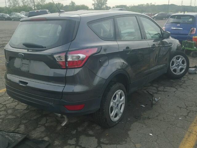 1FMCU0F77HUA48620 - 2017 FORD ESCAPE S GRAY photo 4