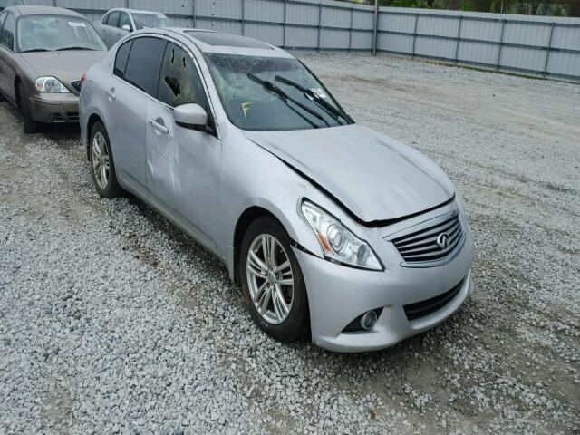 JN1CV6APXDM719805 - 2013 INFINITI G37 BASE SILVER photo 1