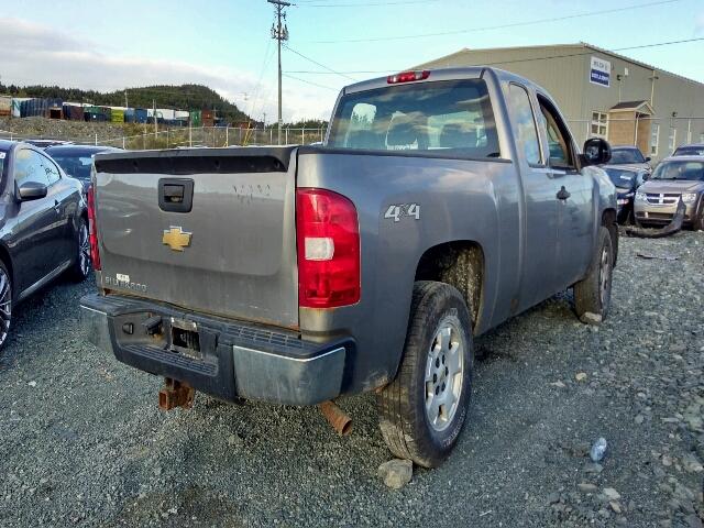 2GCEK19C091100281 - 2009 CHEVROLET SILVERADO GRAY photo 4