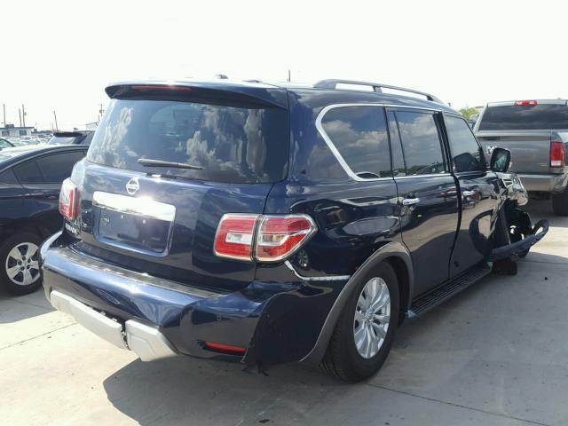 JN8AY2ND9J9053558 - 2018 NISSAN ARMADA SV BLUE photo 4