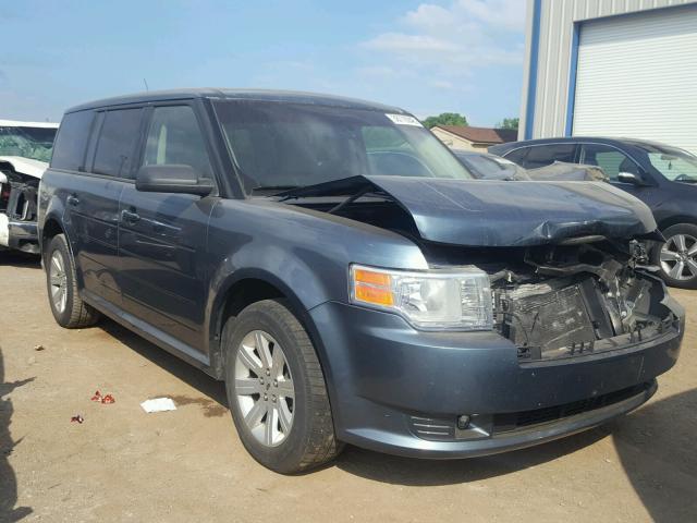 2FMGK5BC1ABA39057 - 2010 FORD FLEX SE BLUE photo 1