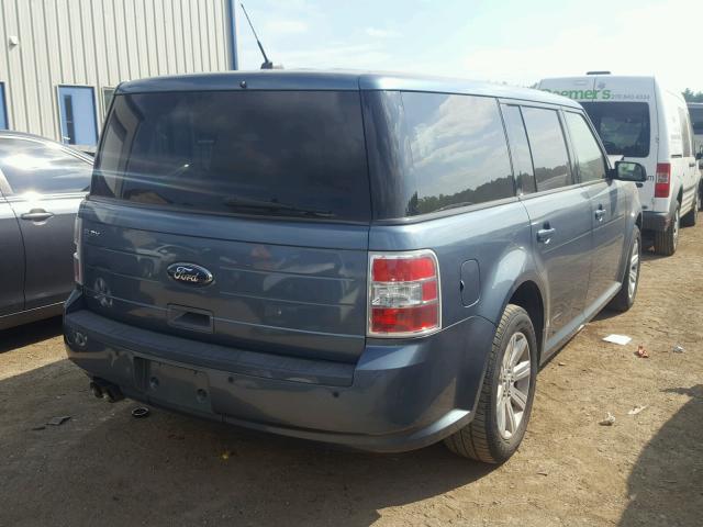 2FMGK5BC1ABA39057 - 2010 FORD FLEX SE BLUE photo 4