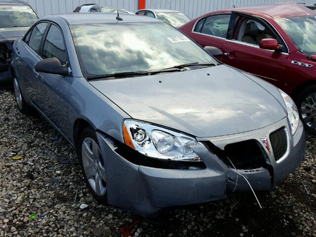 1G2ZG57B484257386 - 2008 PONTIAC G6 BASE BLUE photo 1