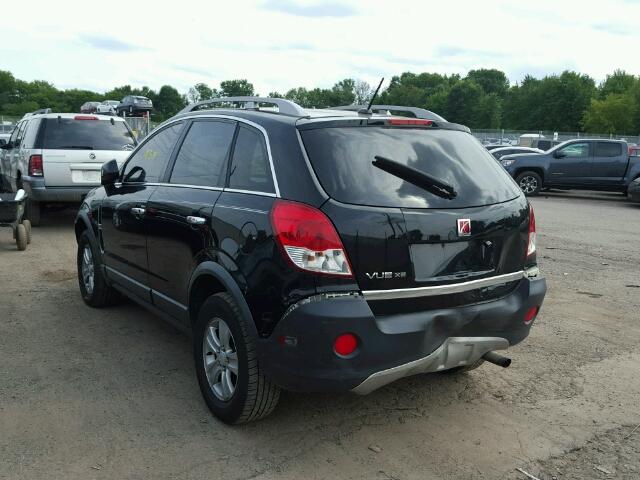 3GSCL33P28S540926 - 2008 SATURN VUE XE BLACK photo 3