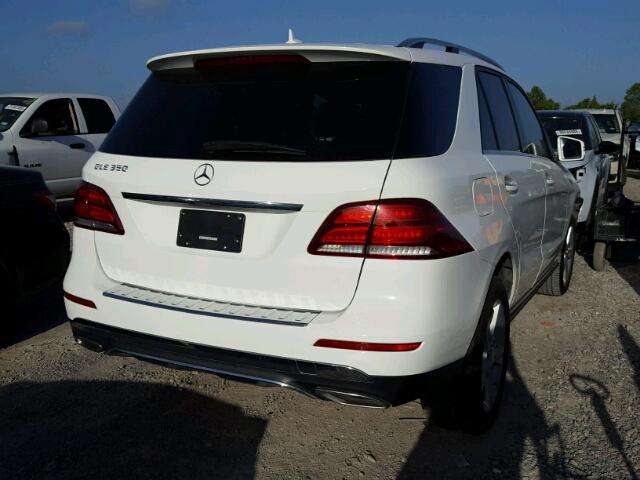 4JGDA5JB1GA727787 - 2016 MERCEDES-BENZ GLE 350 WHITE photo 4