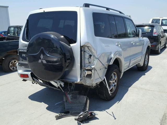 JA4MW51R02J068445 - 2002 MITSUBISHI MONTERO LI GRAY photo 4