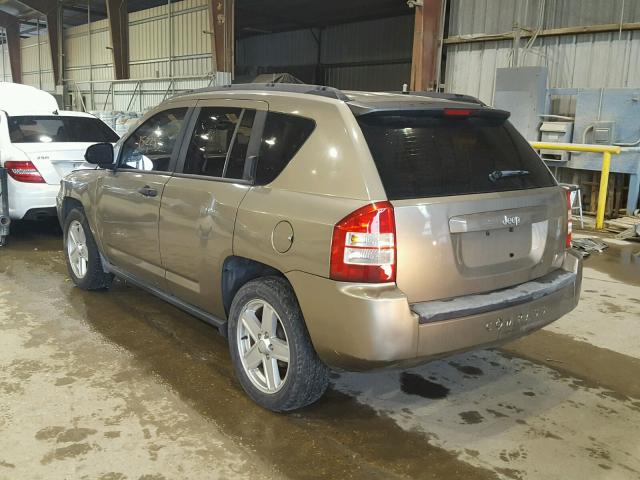 1J8FT47W17D291025 - 2007 JEEP COMPASS SILVER photo 3