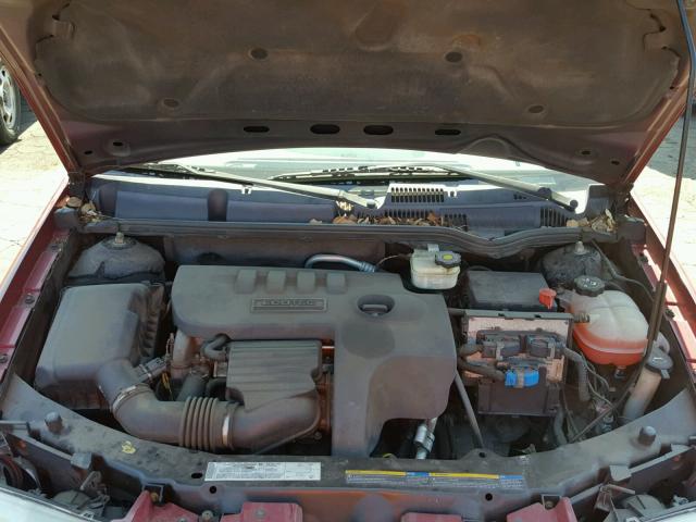 1G8AG52F05Z115550 - 2005 SATURN ION LEVEL 勃艮第红 照片 7