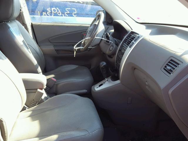 KM8JN72D06U350188 - 2006 HYUNDAI TUCSON GLS BLUE photo 5