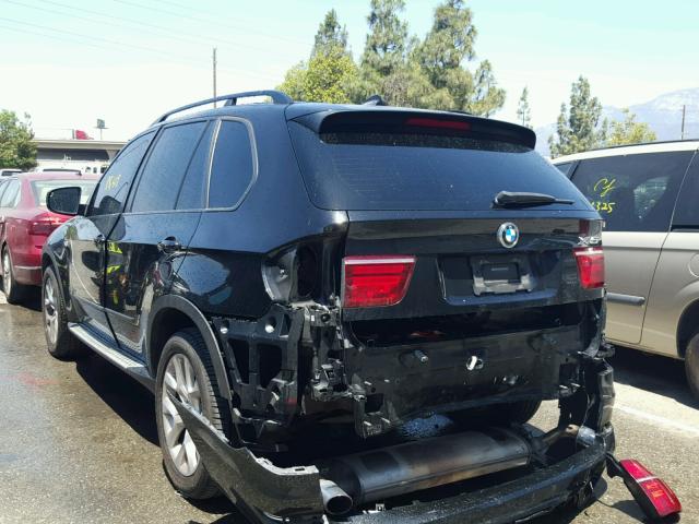 5UXZV4C56BL416528 - 2011 BMW X5 XDRIVE3 BLACK photo 3