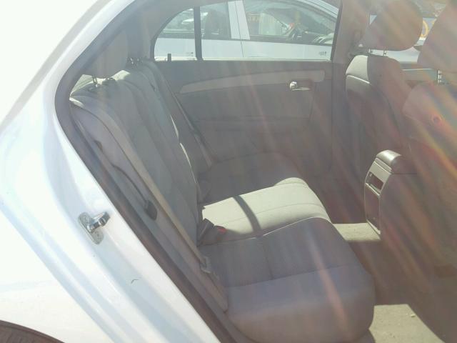 1G1ZB5EB4AF108136 - 2010 CHEVROLET MALIBU LS WHITE photo 6
