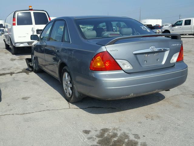 4T1BF28B12U217668 - 2002 TOYOTA AVALON XL GREEN photo 3