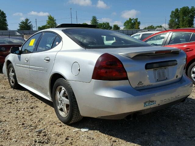 2G2WP522841127465 - 2004 PONTIAC GRAND PRIX SILVER photo 3