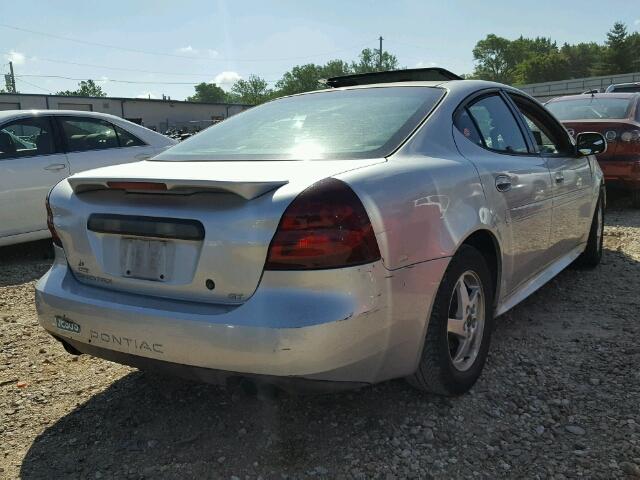 2G2WP522841127465 - 2004 PONTIAC GRAND PRIX SILVER photo 4