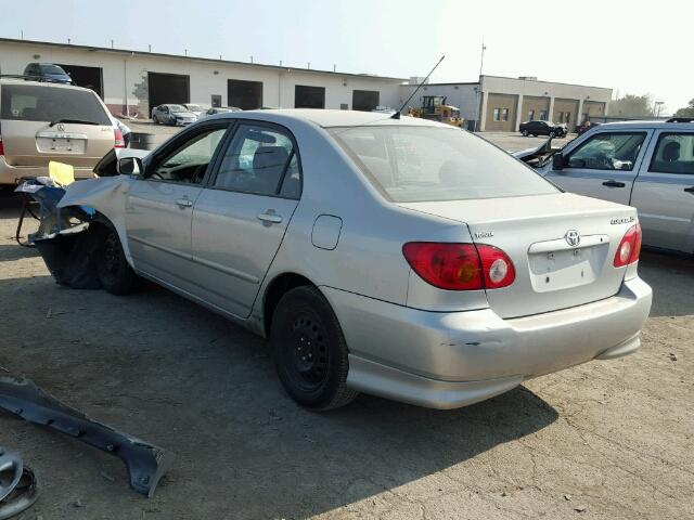 1NXBR32E34Z233308 - 2004 TOYOTA COROLLA SILVER photo 3