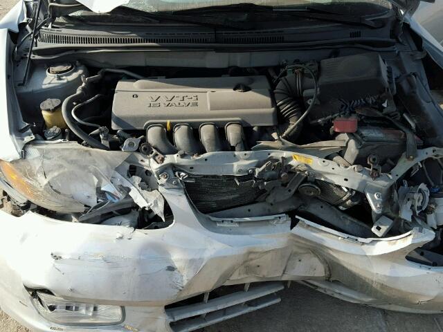 1NXBR32E34Z233308 - 2004 TOYOTA COROLLA SILVER photo 7