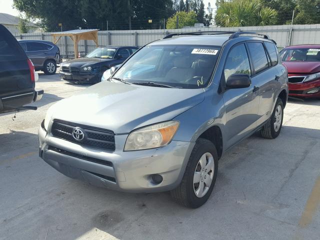 JTMZD33V575042214 - 2007 TOYOTA RAV4 BLUE photo 2