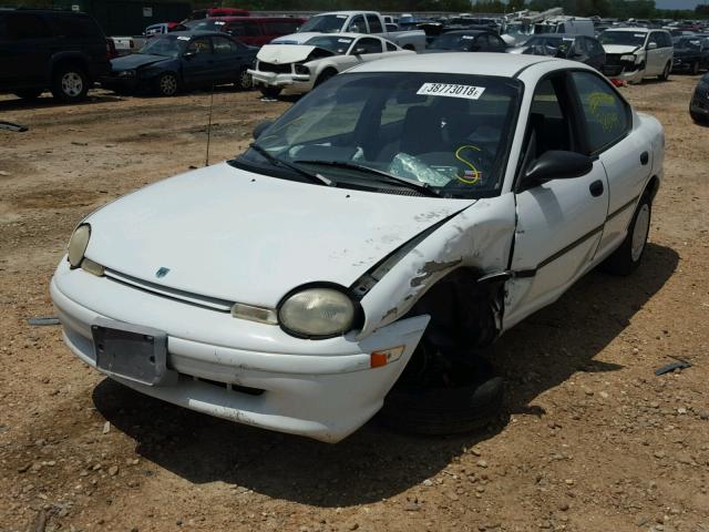 1B3ES27C1VD133315 - 1997 DODGE NEON BASE WHITE photo 2