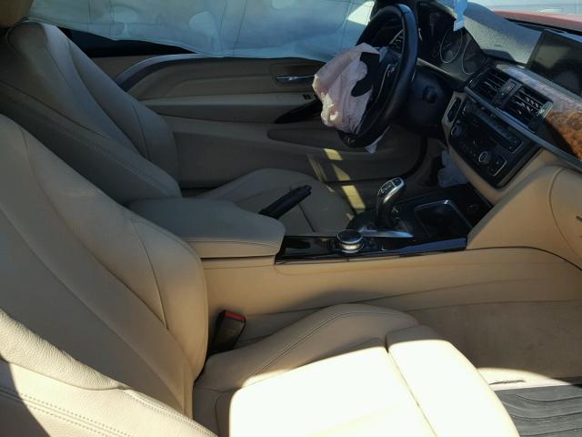 WBA3R5C5XEK188123 - 2014 BMW 435 XI RED photo 5