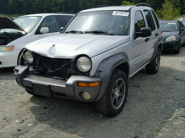 1J4GL48K63W678637 - 2003 JEEP LIBERTY SP SILVER photo 2