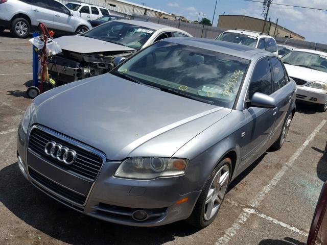 WAUAF68E75A418575 - 2005 AUDI A4 2.0T SILVER photo 2