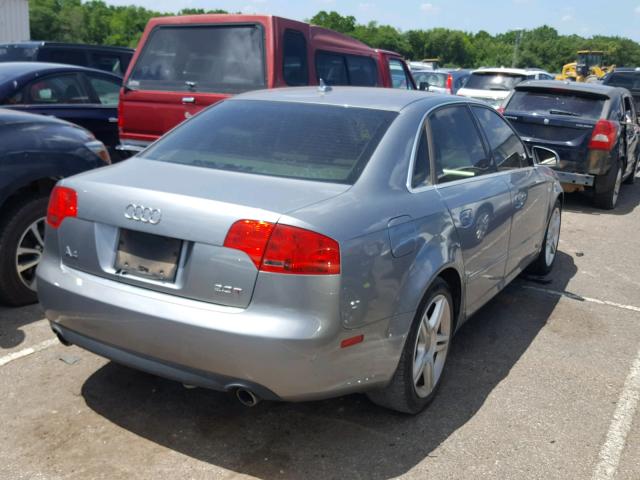 WAUAF68E75A418575 - 2005 AUDI A4 2.0T SILVER photo 4