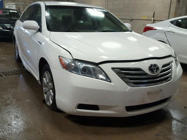 4T1BB46K99U078023 - 2009 TOYOTA CAMRY HYBR WHITE photo 1