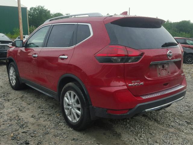 5N1AT2MV0HC827631 - 2017 NISSAN ROGUE SV RED photo 3