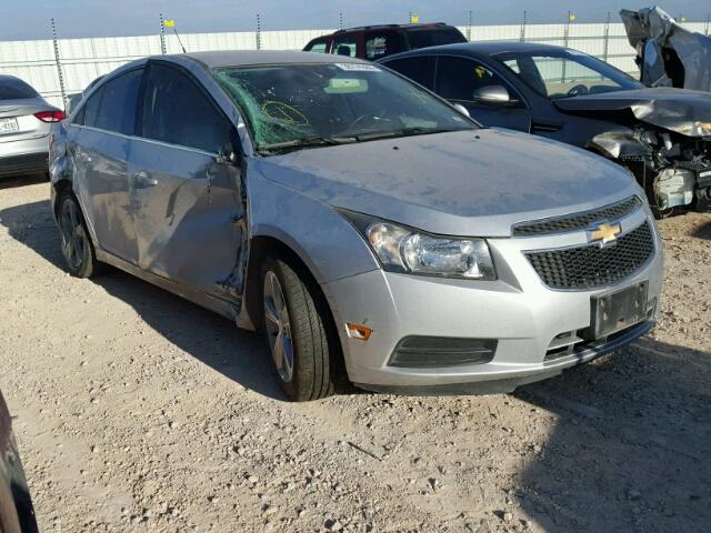 1G1PE5SB8D7109954 - 2013 CHEVROLET CRUZE LT SILVER photo 1