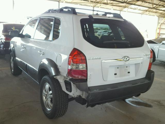 KM8JN12D27U672751 - 2007 HYUNDAI TUCSON SE WHITE photo 3