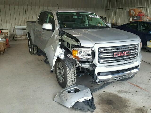 1GTG6CEN8H1223640 - 2017 GMC CANYON SLE SILVER photo 1