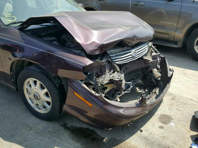 1G1NE52MXXY162484 - 1999 CHEVROLET MALIBU LS Bənövşəyi foto 9