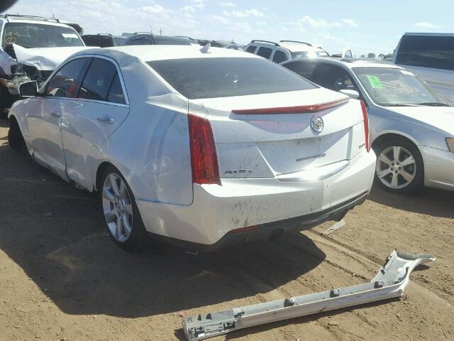 1G6AG5RX2E0107039 - 2014 CADILLAC ATS WHITE photo 3