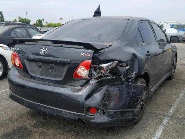1NXBE40E99Z005096 - 2009 TOYOTA COROLLA XR 黑色 照片 4