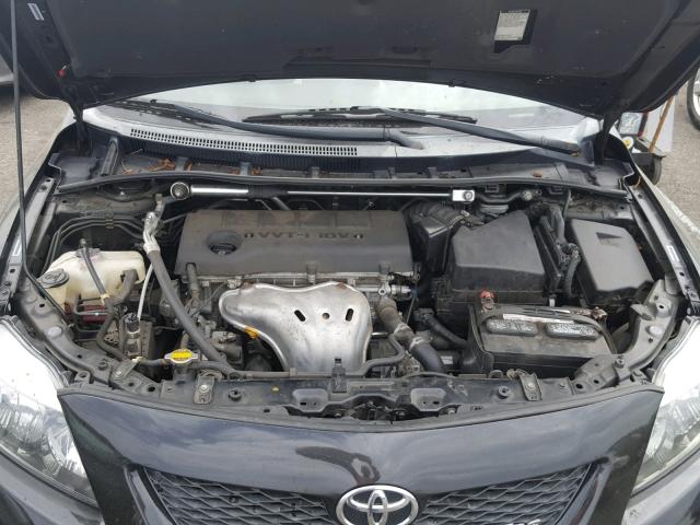 1NXBE40E99Z005096 - 2009 TOYOTA COROLLA XR 黑色 照片 7