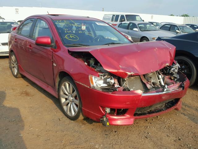 JA32U8FW6AU011732 - 2010 MITSUBISHI LANCER GTS RED photo 1