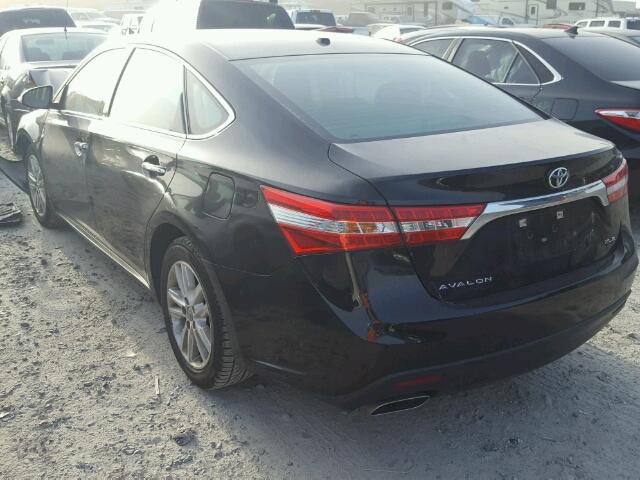 4T1BK1EB6FU159749 - 2015 TOYOTA AVALON XLE BLACK photo 3