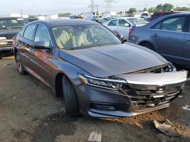 1HGCV2F51JA026665 - 2018 HONDA ACCORD EXL GRAY photo 1